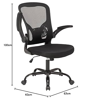 Amazon.co.jp: 萩原(Hagihara) オフィスチェア デスクチェア